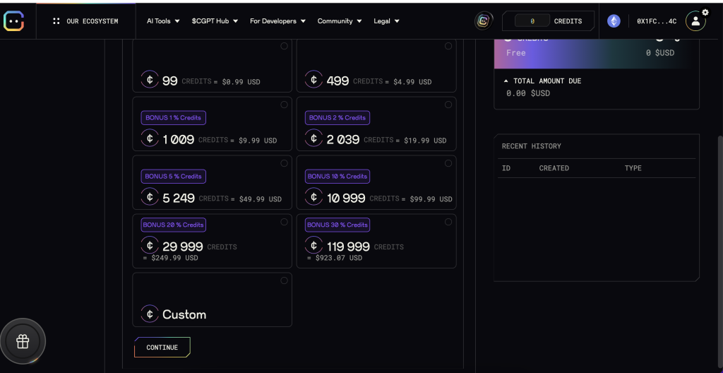 ChainGPT pricing 2025