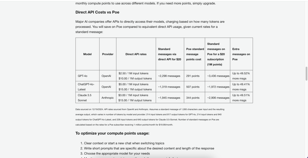 poe pricing