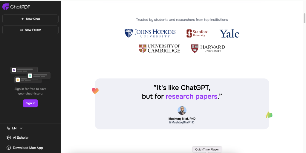 ChatPDF pros cons